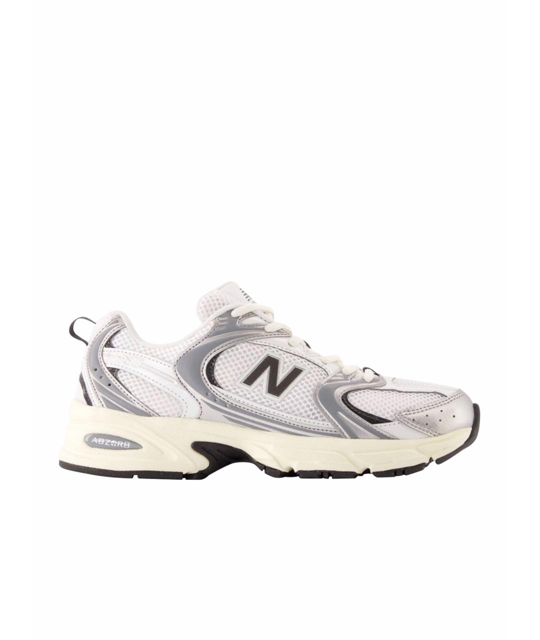 NEW BALANCE Белые текстильные кроссовки, фото 1