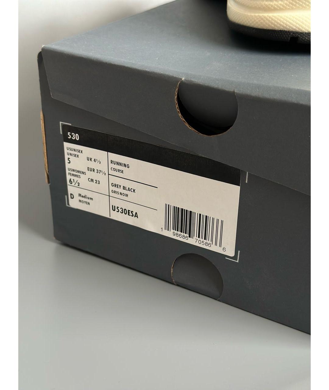 NEW BALANCE Белые текстильные кроссовки, фото 6