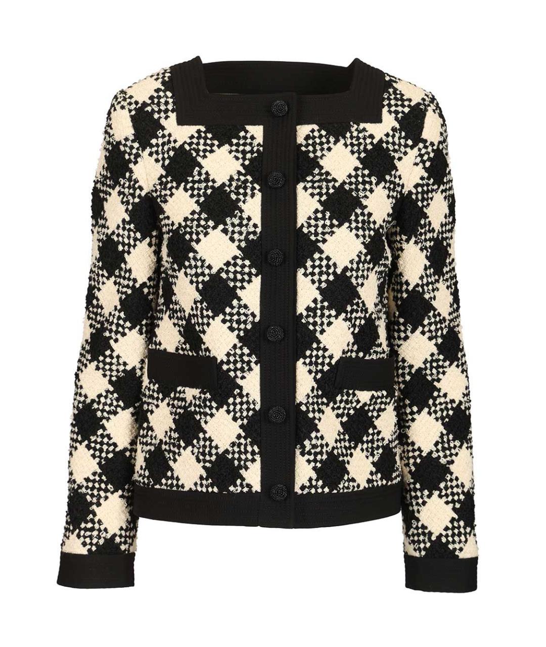 VALENTINO Мульти твидовый жакет/пиджак, фото 1
