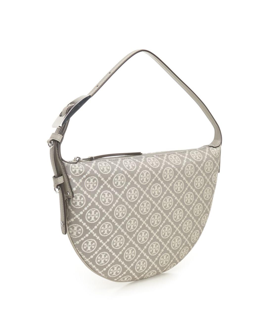 TORY BURCH Серая тканевая сумка через плечо, фото 2