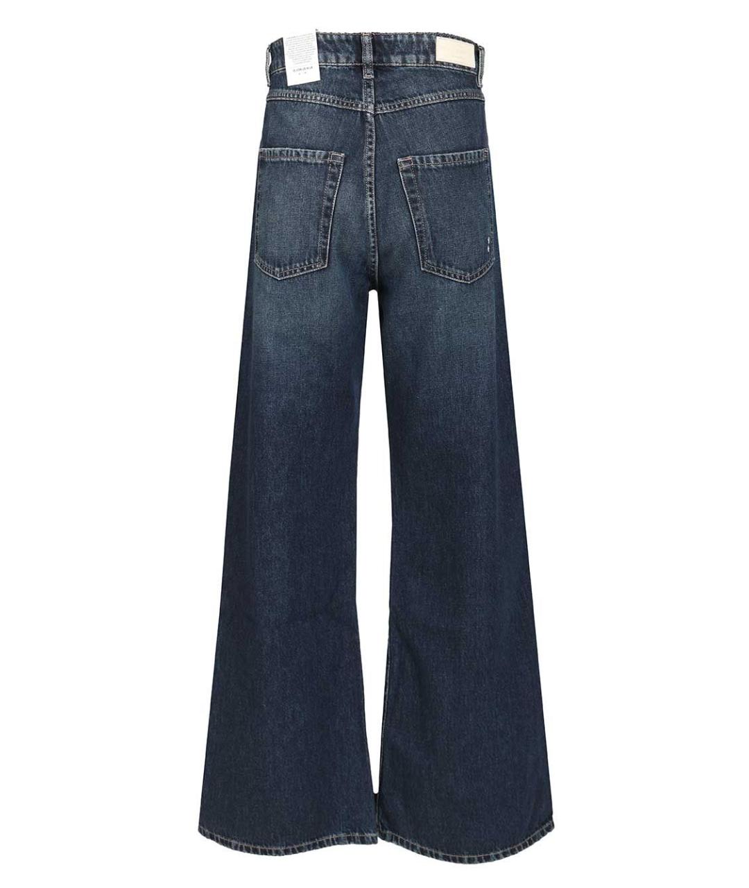 ICON DENIM Синие хлопковые прямые джинсы, фото 2