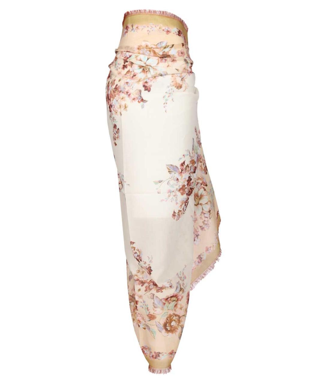 ZIMMERMANN Мульти хлопковая юбка миди, фото 3