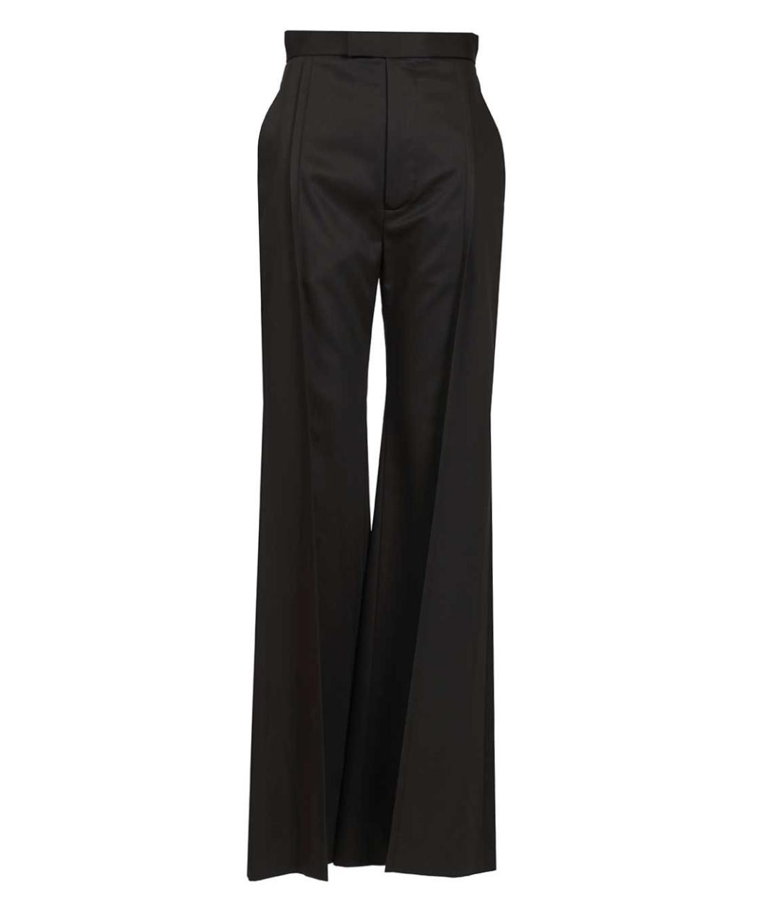 VIVIENNE WESTWOOD Черные шерстяные прямые брюки, фото 1
