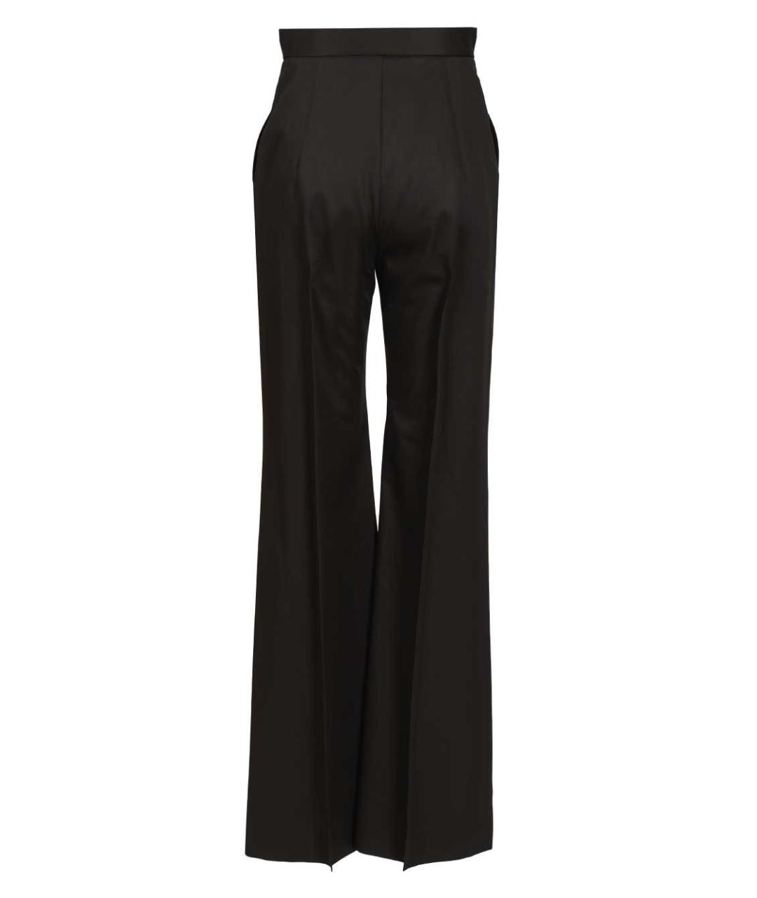 VIVIENNE WESTWOOD Черные шерстяные прямые брюки, фото 2