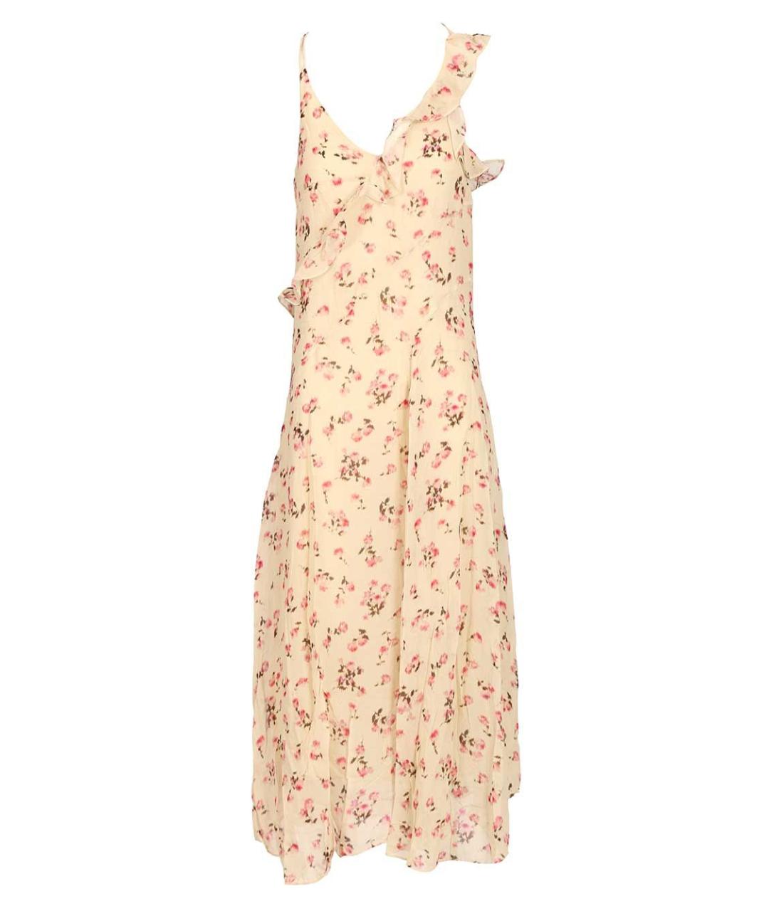 ISABEL MARANT ETOILE Бежевое вискозное повседневное платье, фото 1