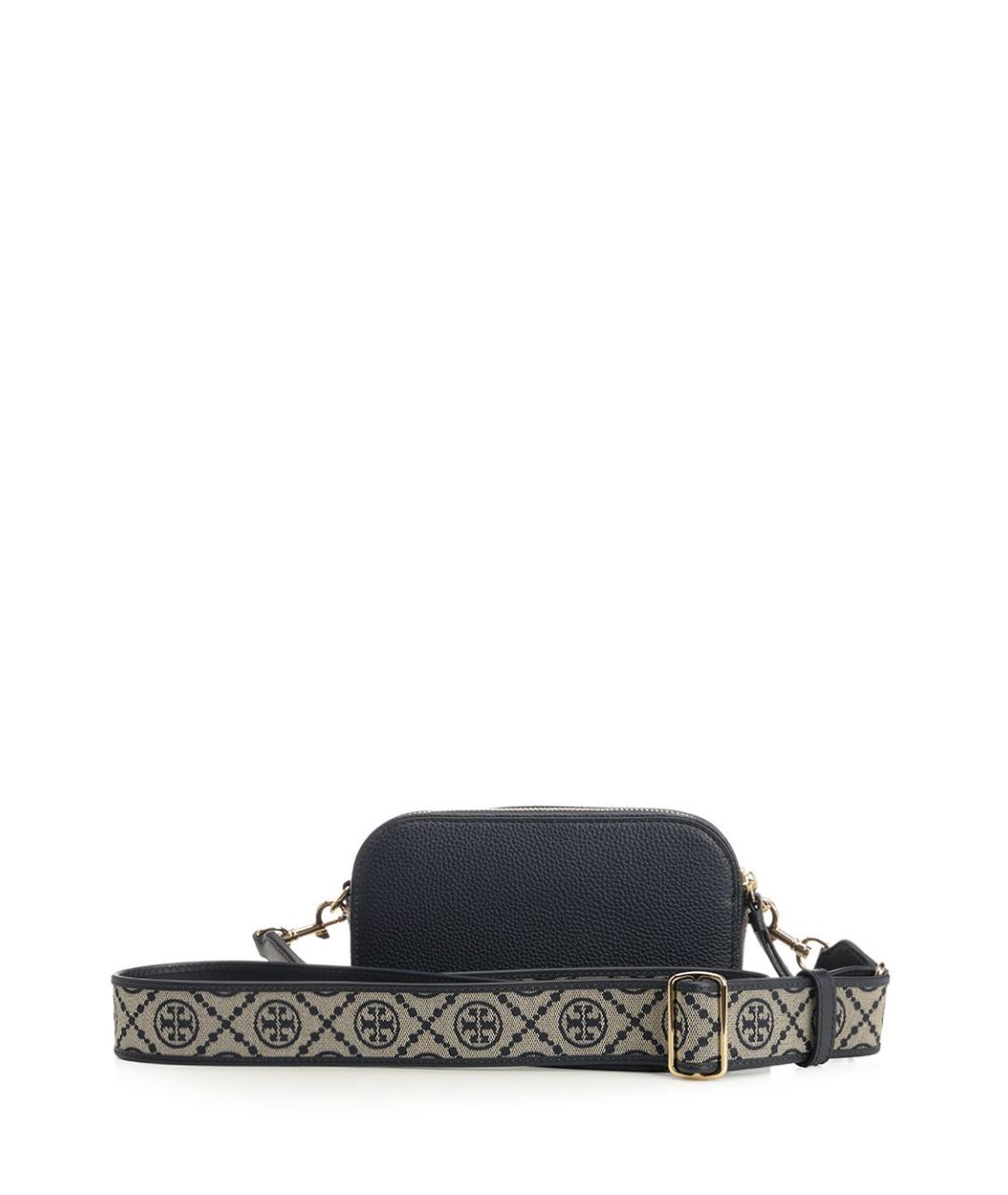 TORY BURCH Темно-синяя кожаная сумка через плечо, фото 3