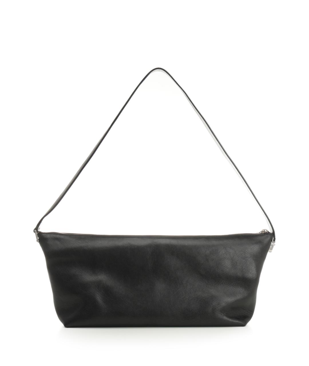 SAINT LAURENT Черная кожаная сумка на плечо, фото 3