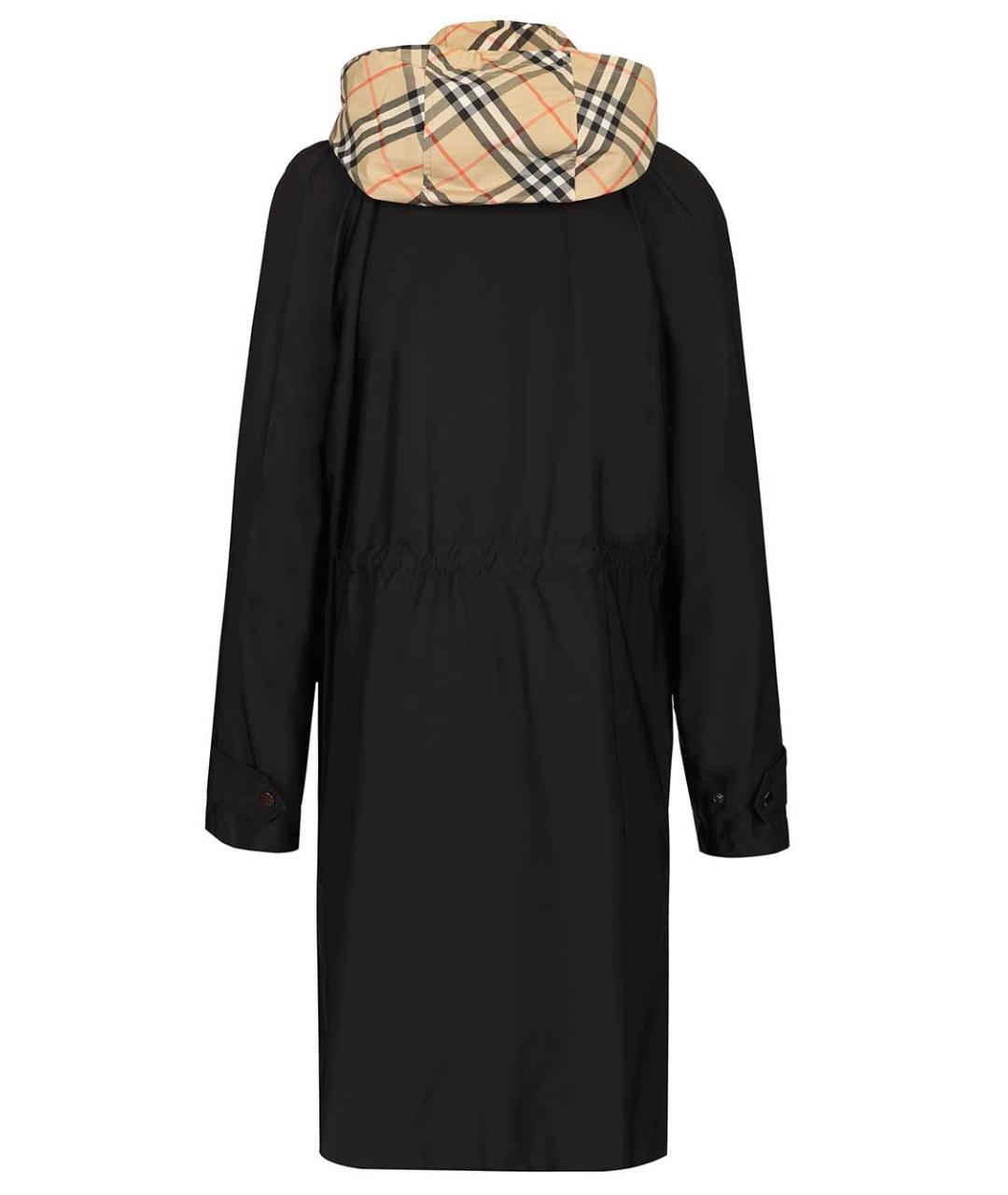 BURBERRY Черная полиамидовая парка, фото 2