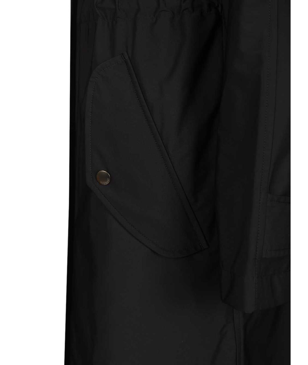 BURBERRY Черная полиамидовая парка, фото 7