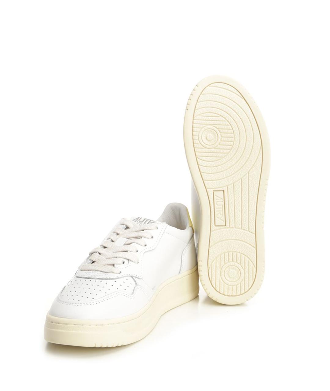 AUTRY Белые кожаные кроссовки, фото 5