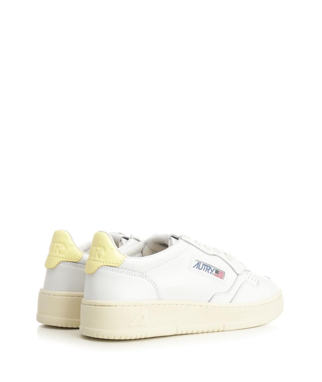 AUTRY Белые кожаные кроссовки, фото 3