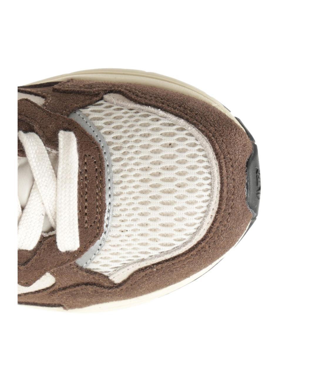 AUTRY Коричневые кожаные кроссовки, фото 4