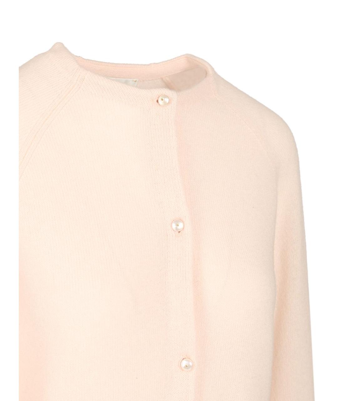 FORTE FORTE Розовый шерстяной кардиган, фото 5