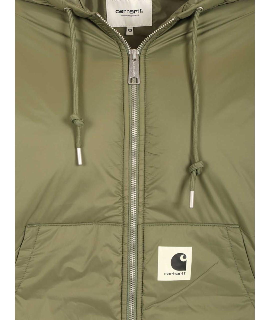 CARHARTT WIP Зеленая полиамидовая куртка, фото 4