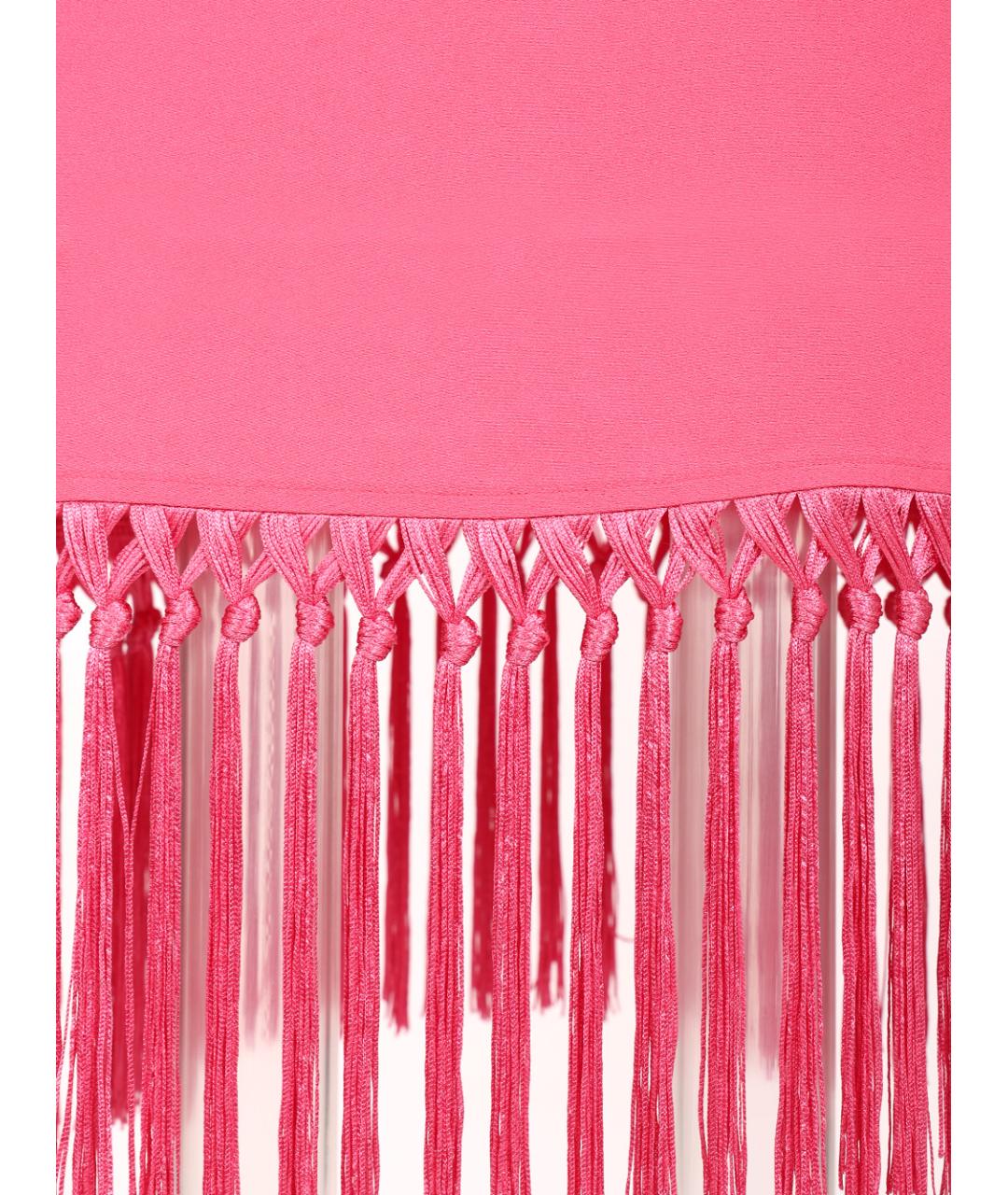 TALLER MARMO Розовое креповое платье, фото 4