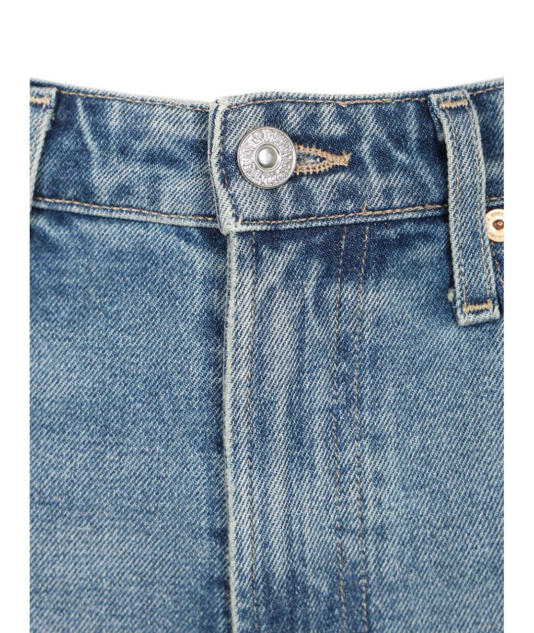 Citizien Of Humanity Синие хлопковые прямые джинсы, фото 3