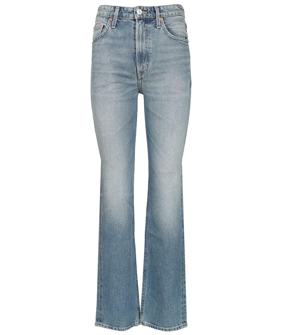 Citizien Of Humanity Синие хлопковые прямые джинсы, фото 1