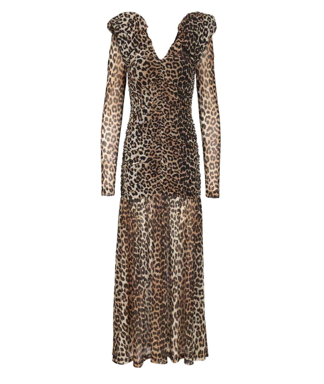 GANNI Мульти хлопковое повседневное платье, фото 1