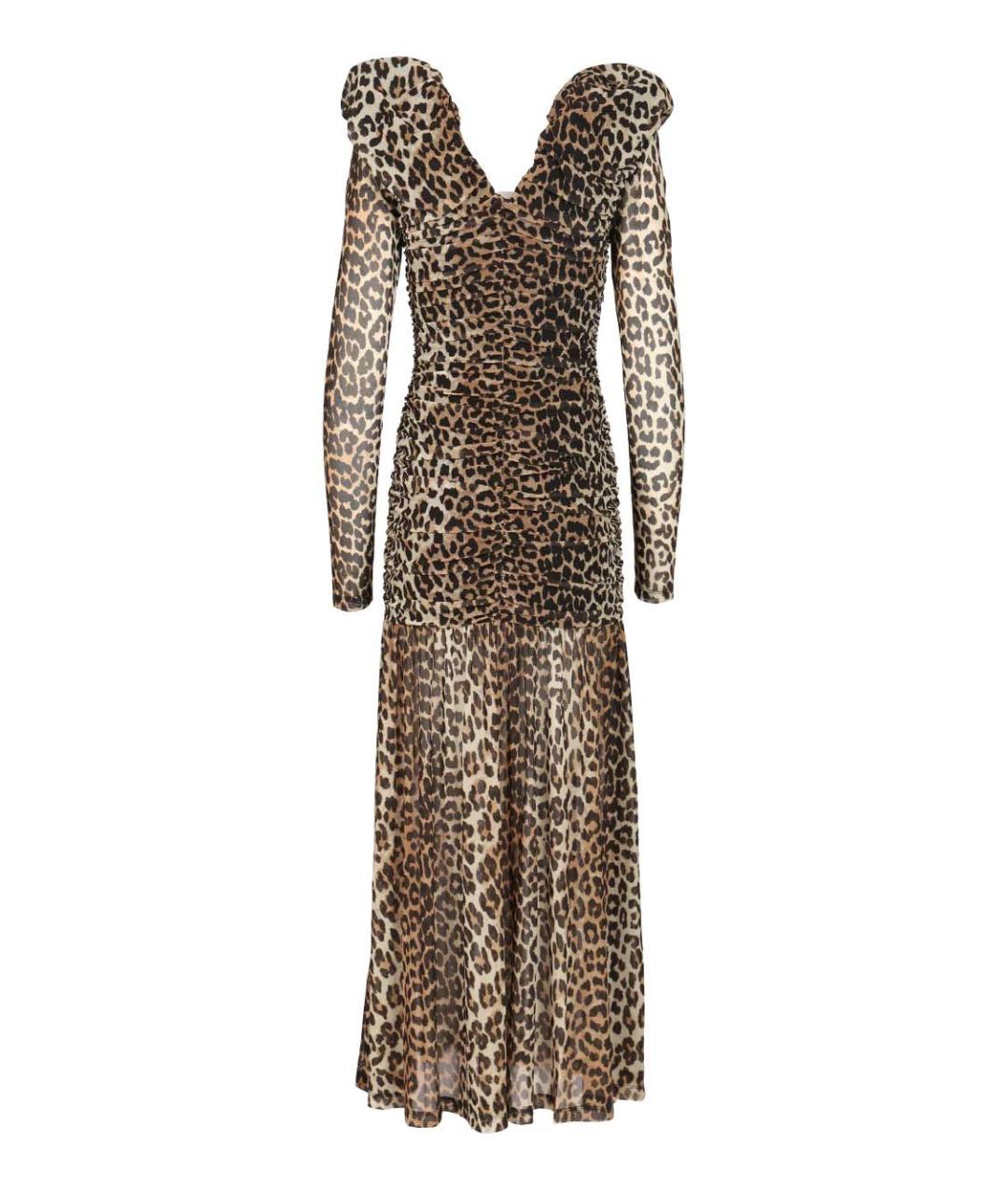 GANNI Мульти хлопковое повседневное платье, фото 2