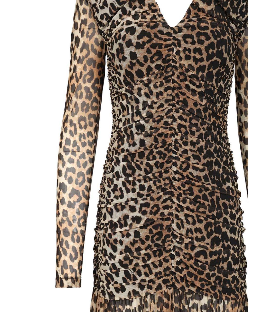 GANNI Мульти хлопковое повседневное платье, фото 4