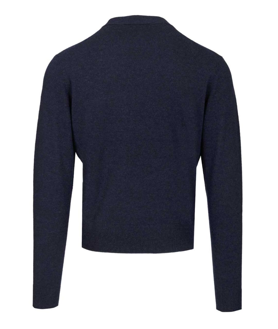 ACNE STUDIOS Темно-синий шерстяной джемпер / свитер, фото 2