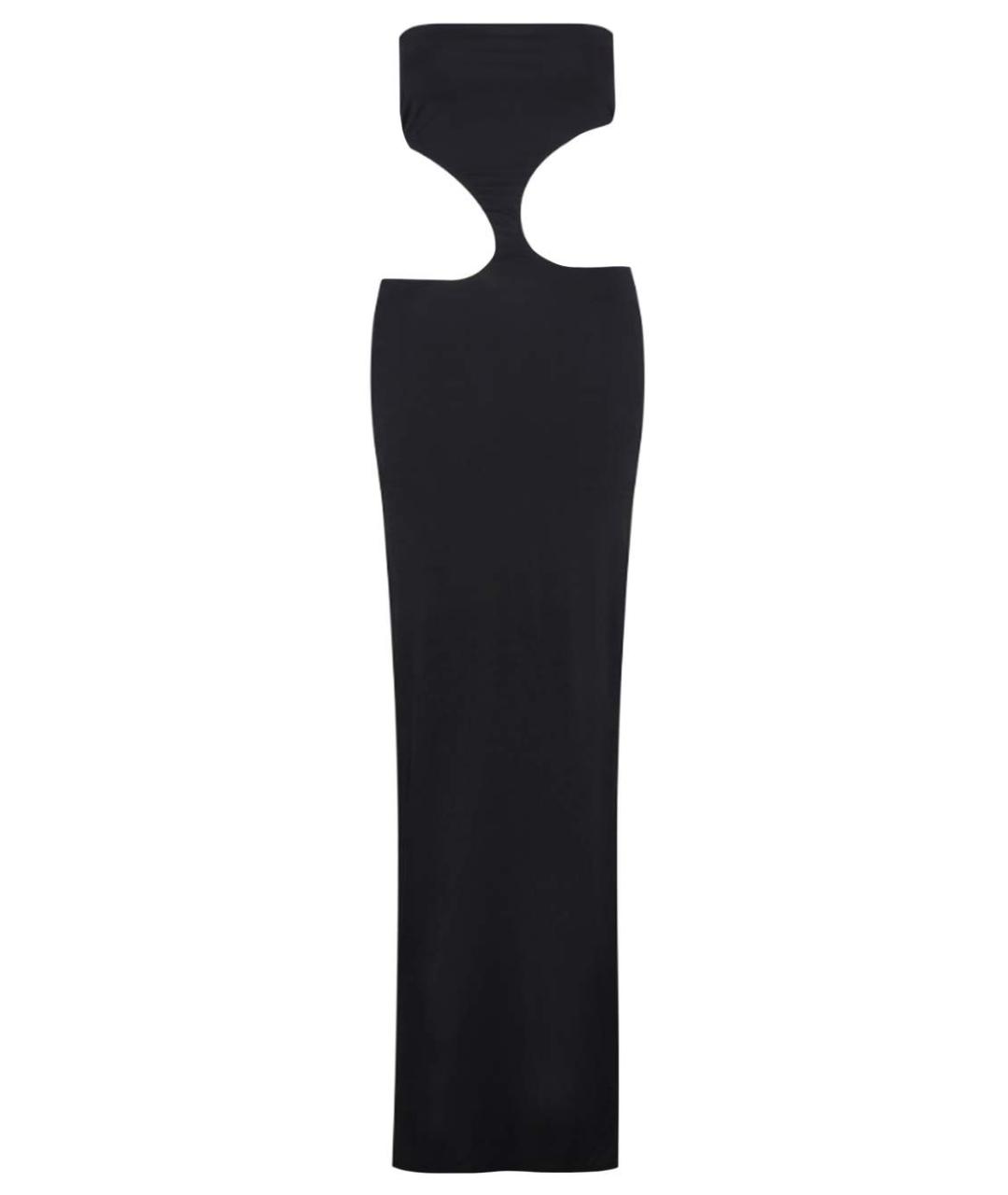 LOUISA BALLOU Черное вискозное коктейльное платье, фото 1