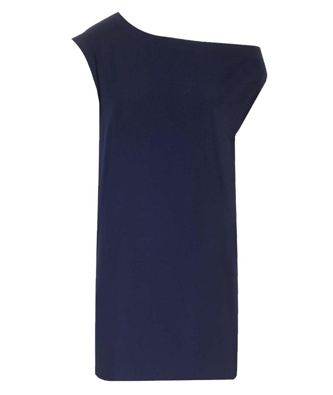NORMA KAMALI Синее полиэстеровое платье, фото 1
