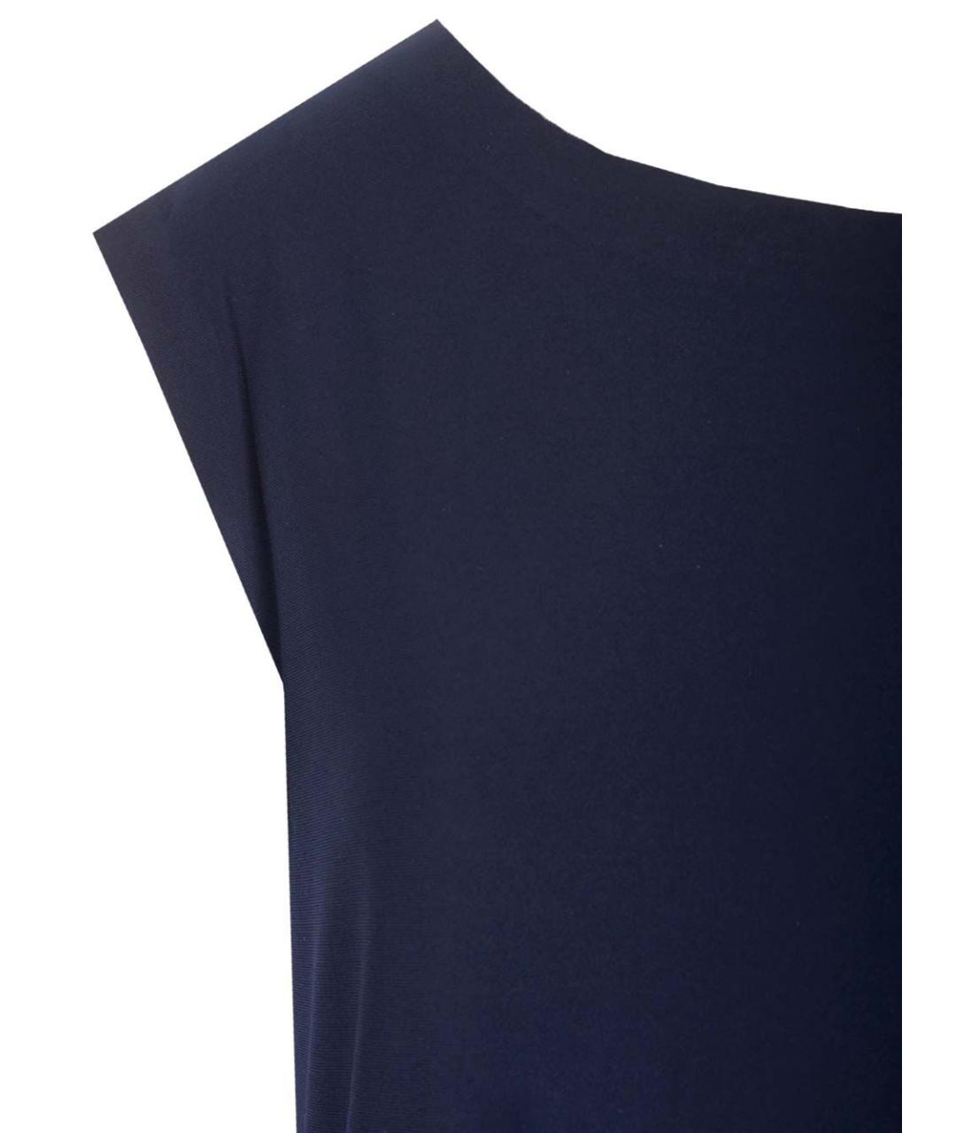 NORMA KAMALI Синее полиэстеровое платье, фото 4