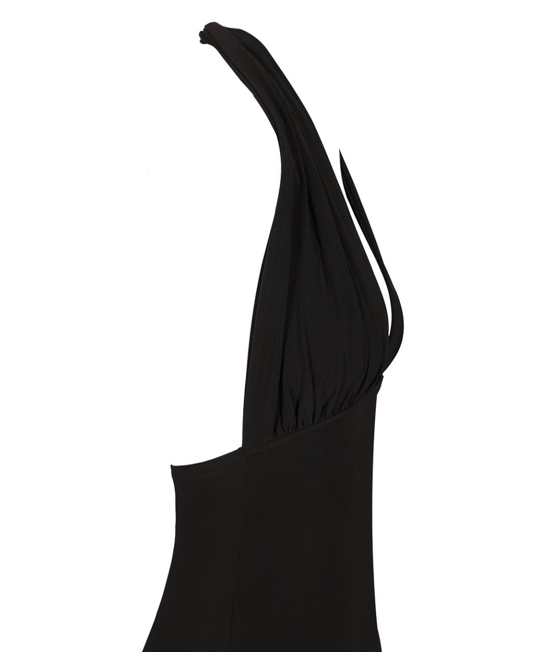 NORMA KAMALI Черный полиэстеровый комбинезон, фото 4