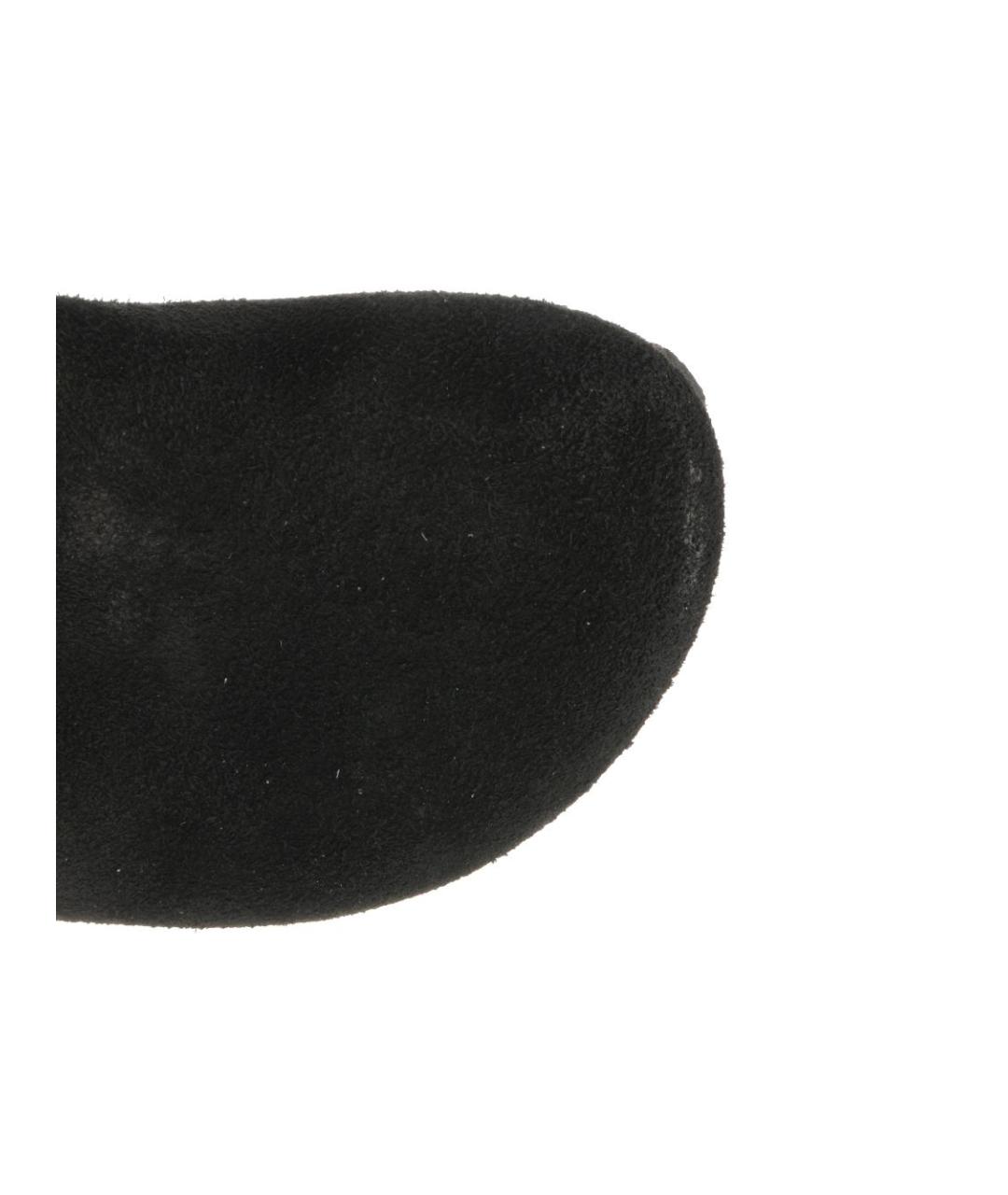 BIRKENSTOCK Черные нубуковые сандалии, фото 4