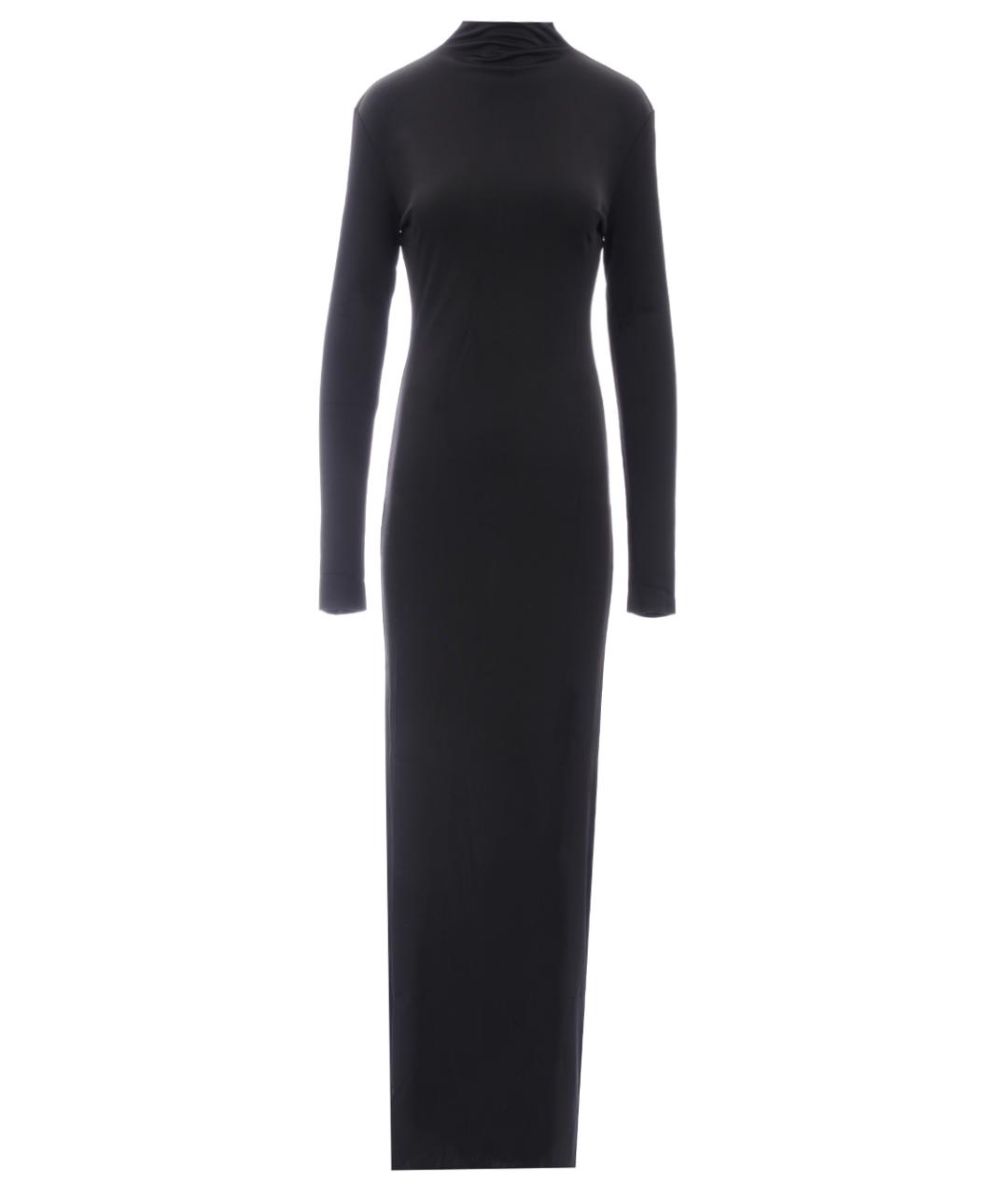 KHAITE Черное вискозное повседневное платье, фото 1