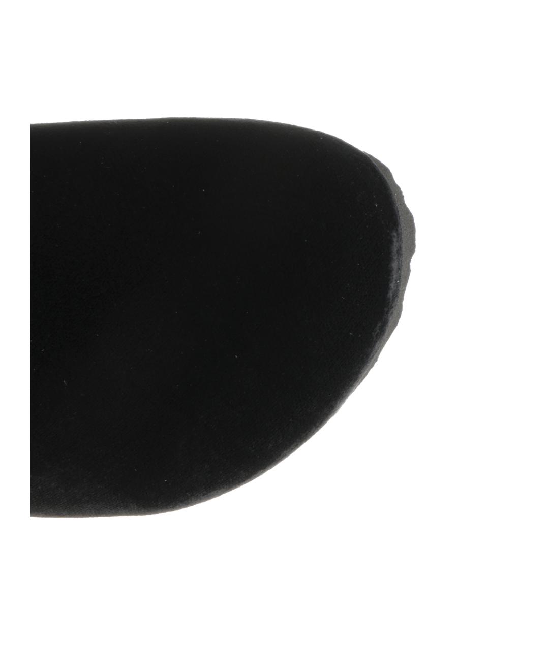 BIRKENSTOCK Черные текстильные сабо, фото 4