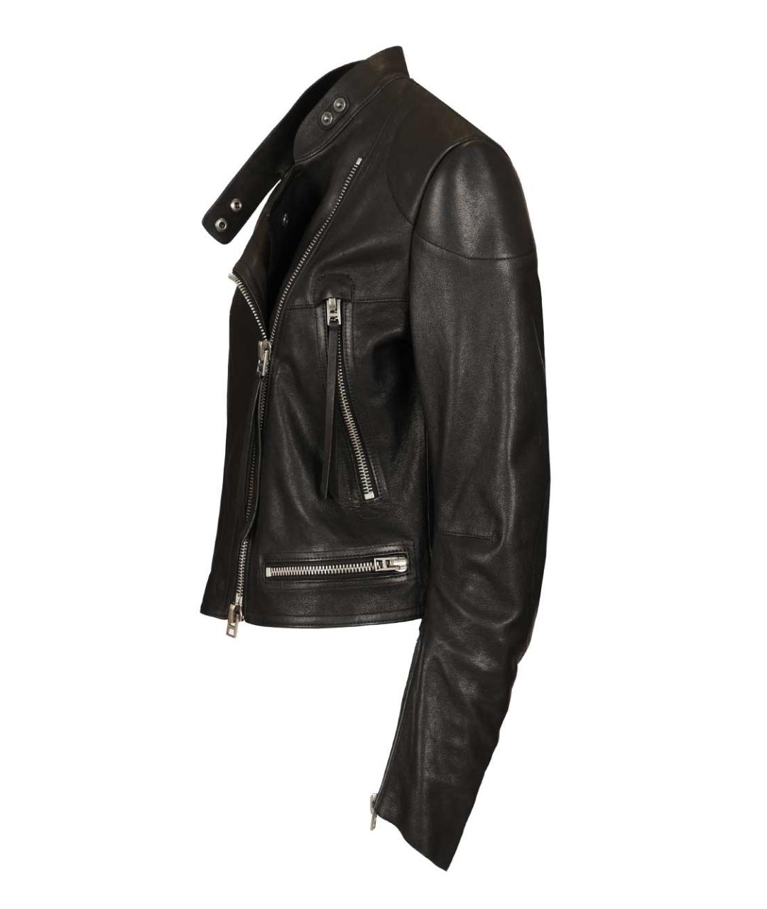 TOM FORD Черная кожаная куртка, фото 4