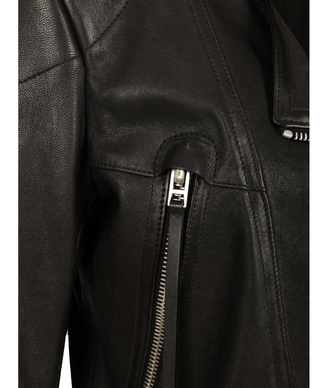 TOM FORD Черная кожаная куртка, фото 7