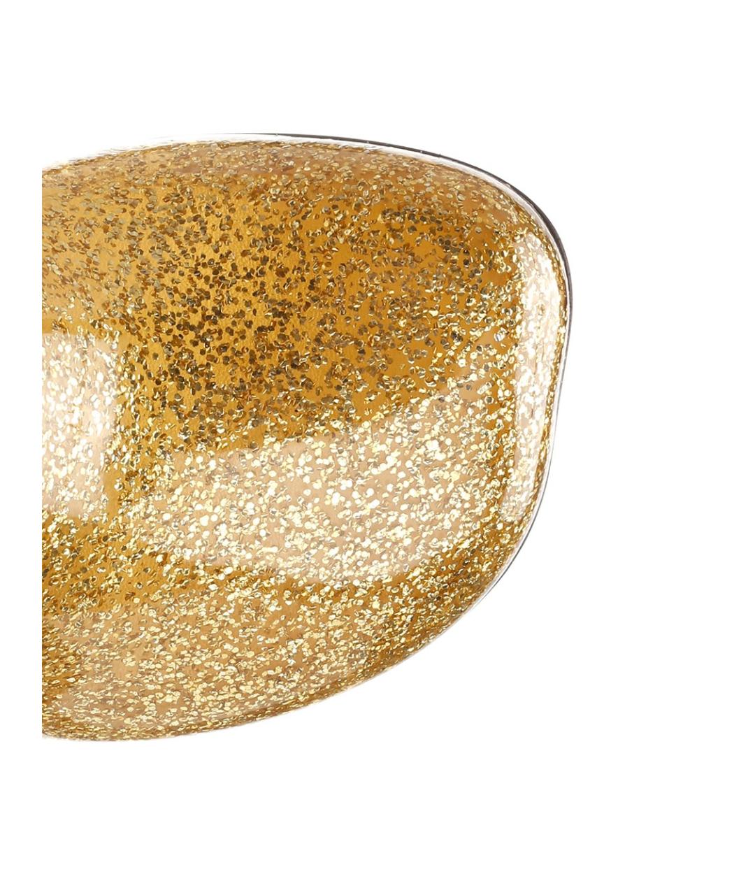 LOEWE Золотые кожаные мюли, фото 4