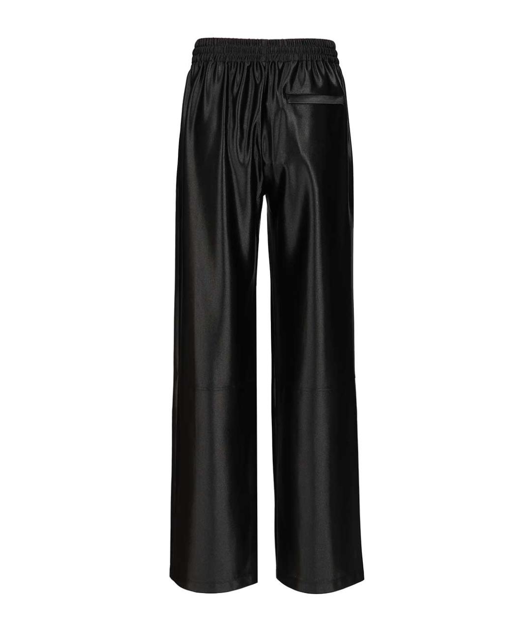 ALEXANDER WANG Черные полиэстеровые прямые брюки, фото 2