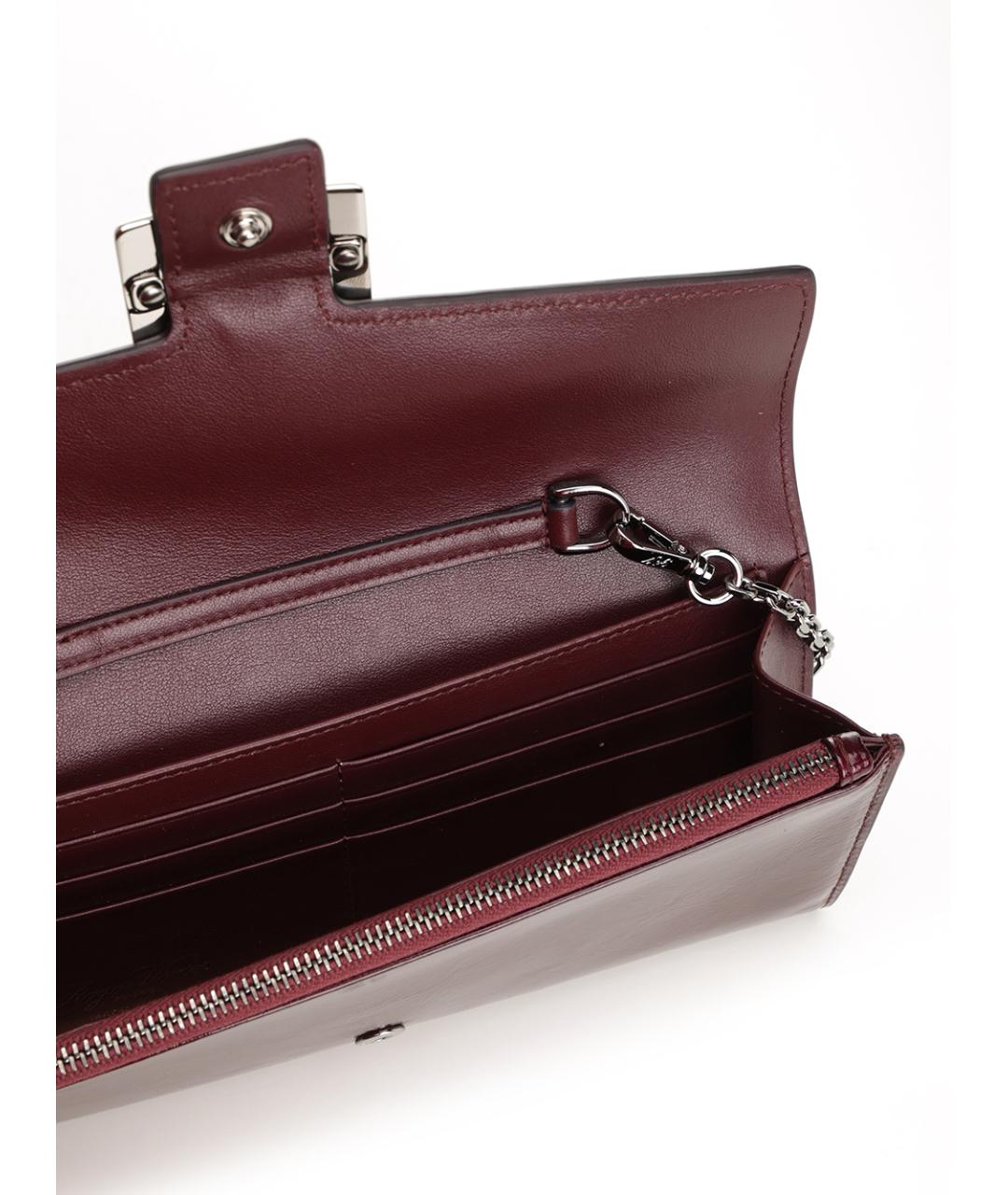 ROGER VIVIER Фиолетовый кожаный кошелек, фото 4