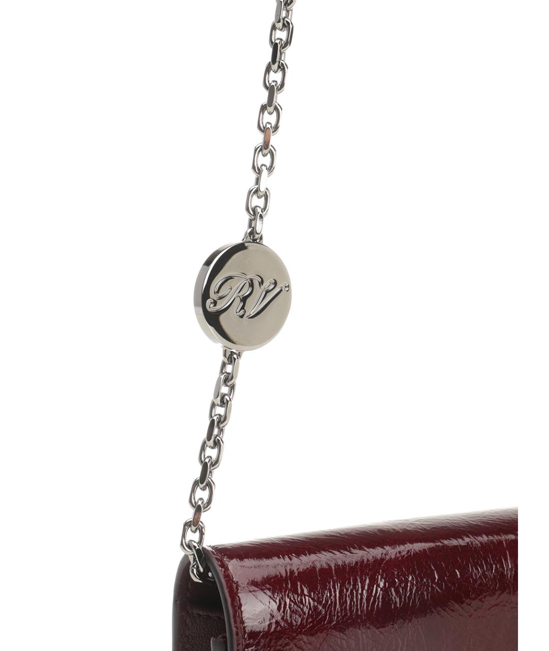 ROGER VIVIER Фиолетовый кожаный кошелек, фото 5