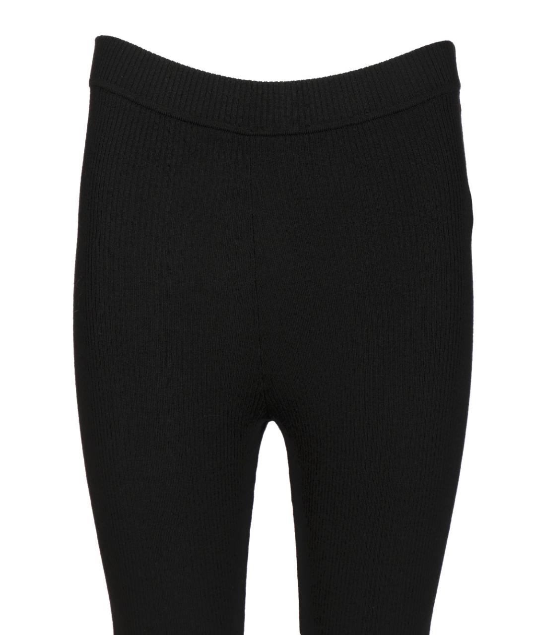 P.A.R.O.S.H. Черные шерстяные леггинсы и велосипедки, фото 4