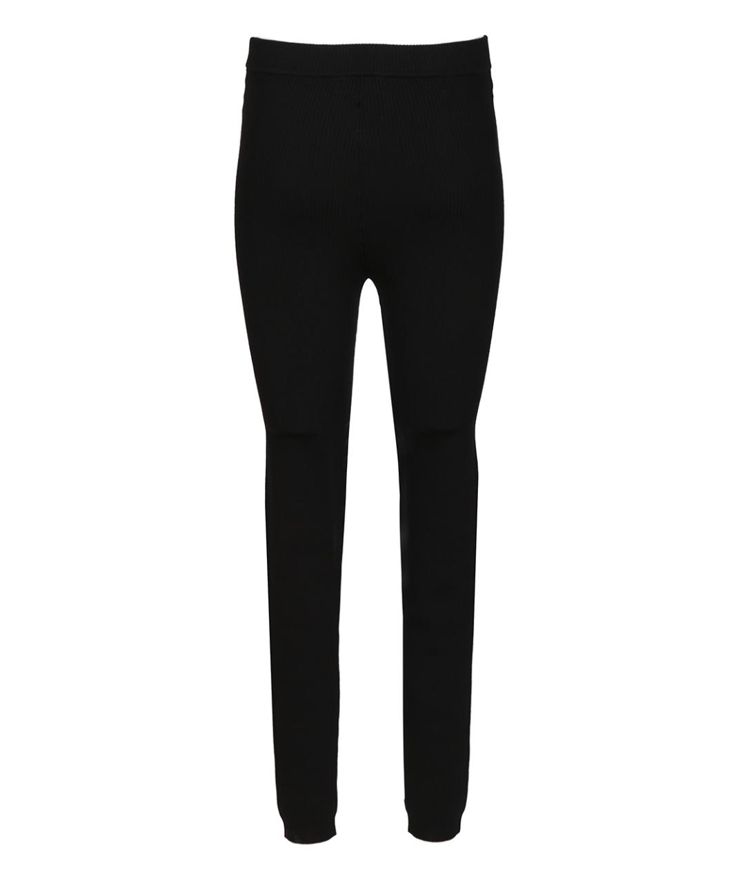 P.A.R.O.S.H. Черные шерстяные леггинсы и велосипедки, фото 2