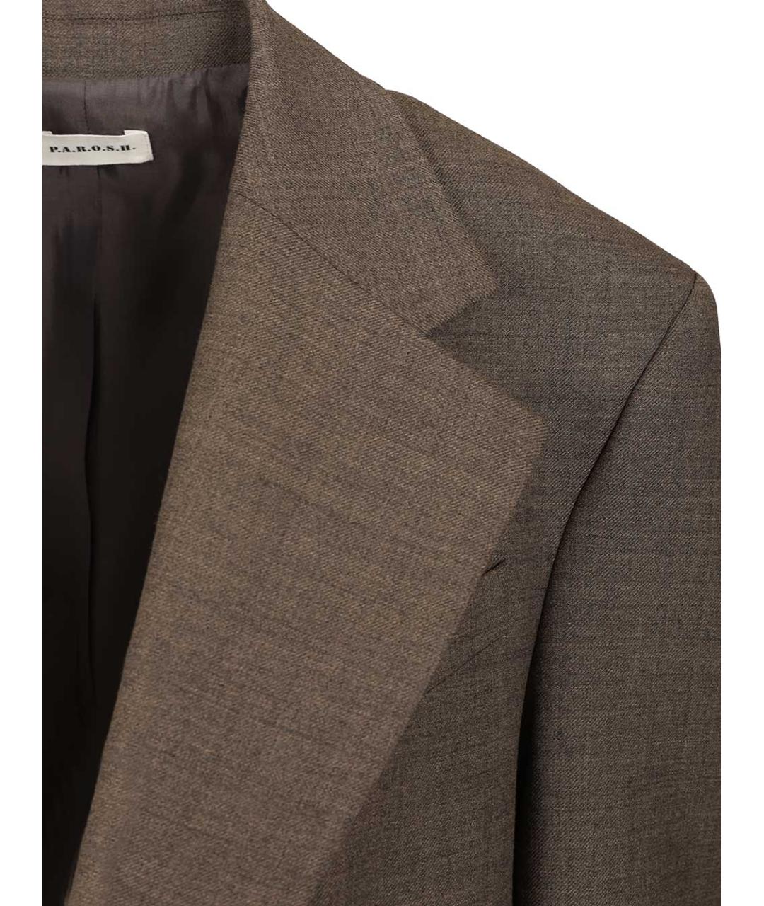 P.A.R.O.S.H. Серый жакет/пиджак, фото 3