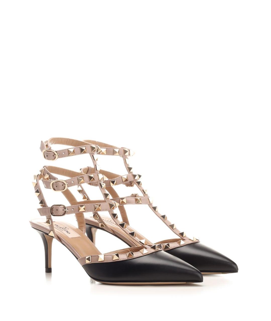 VALENTINO Черные кожаные туфли, фото 2