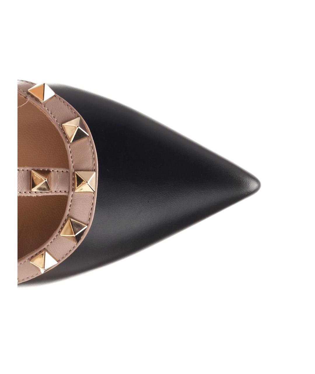 VALENTINO Черные кожаные туфли, фото 4