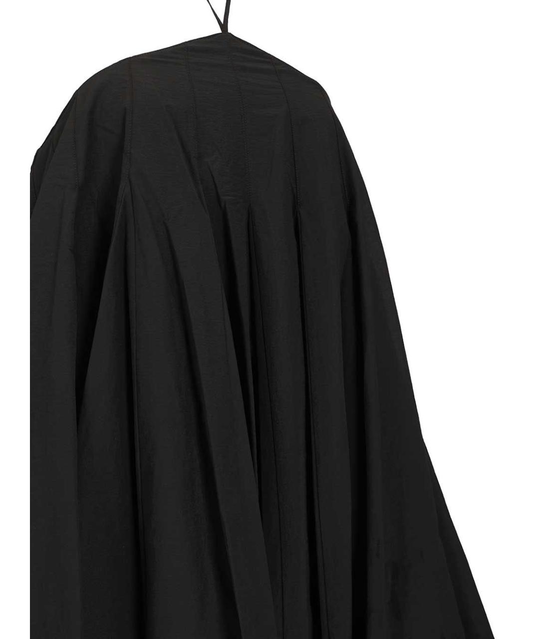 JACQUEMUS Черное хлопковое коктейльное платье, фото 4