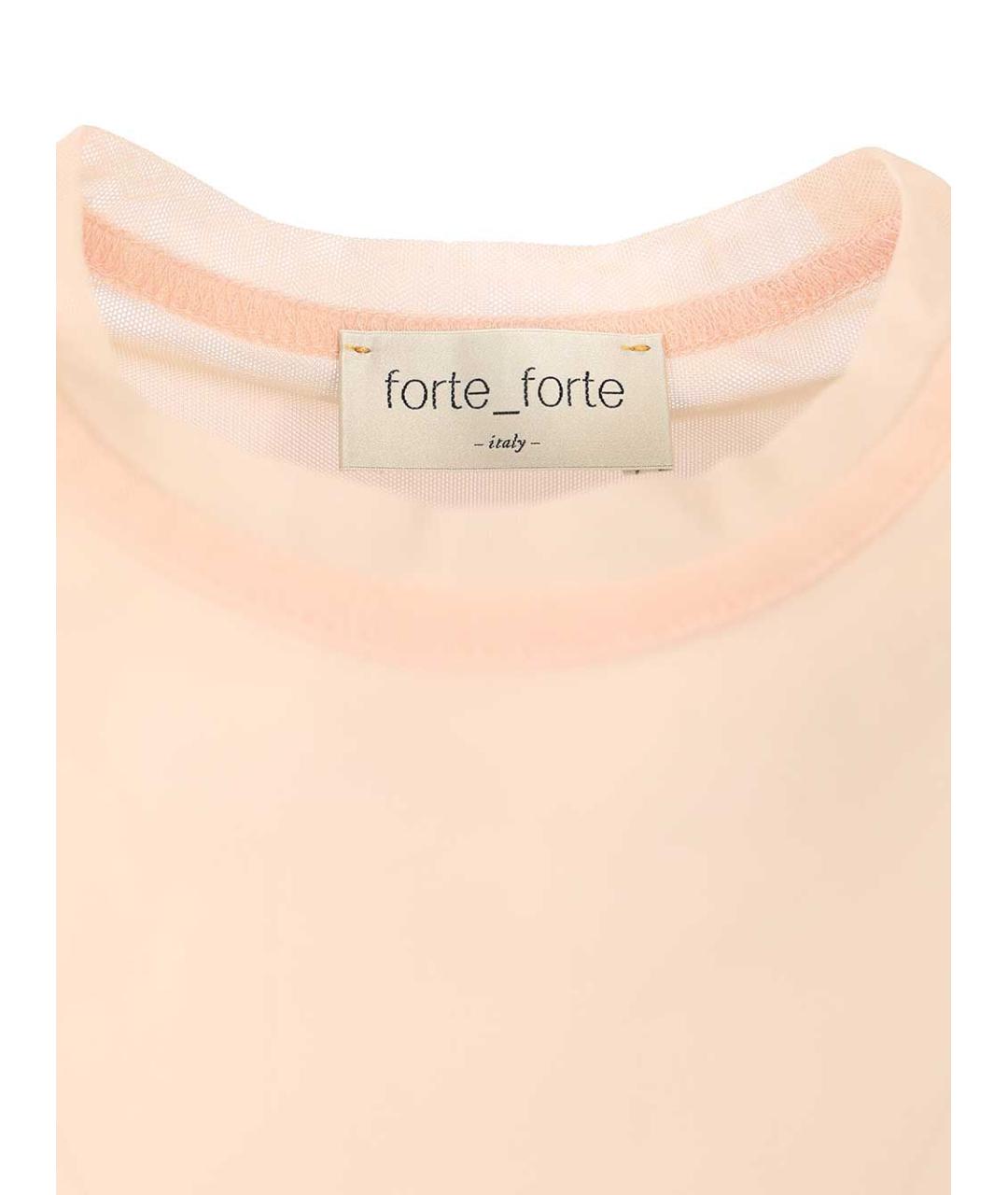 FORTE FORTE Розовое боди, фото 4
