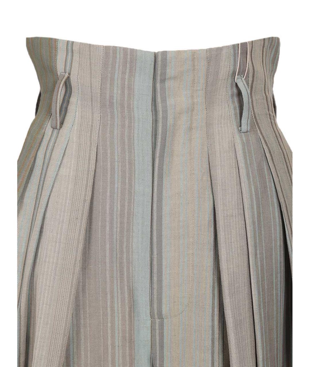 VIVIENNE WESTWOOD Мульти шерстяные брюки широкие, фото 4