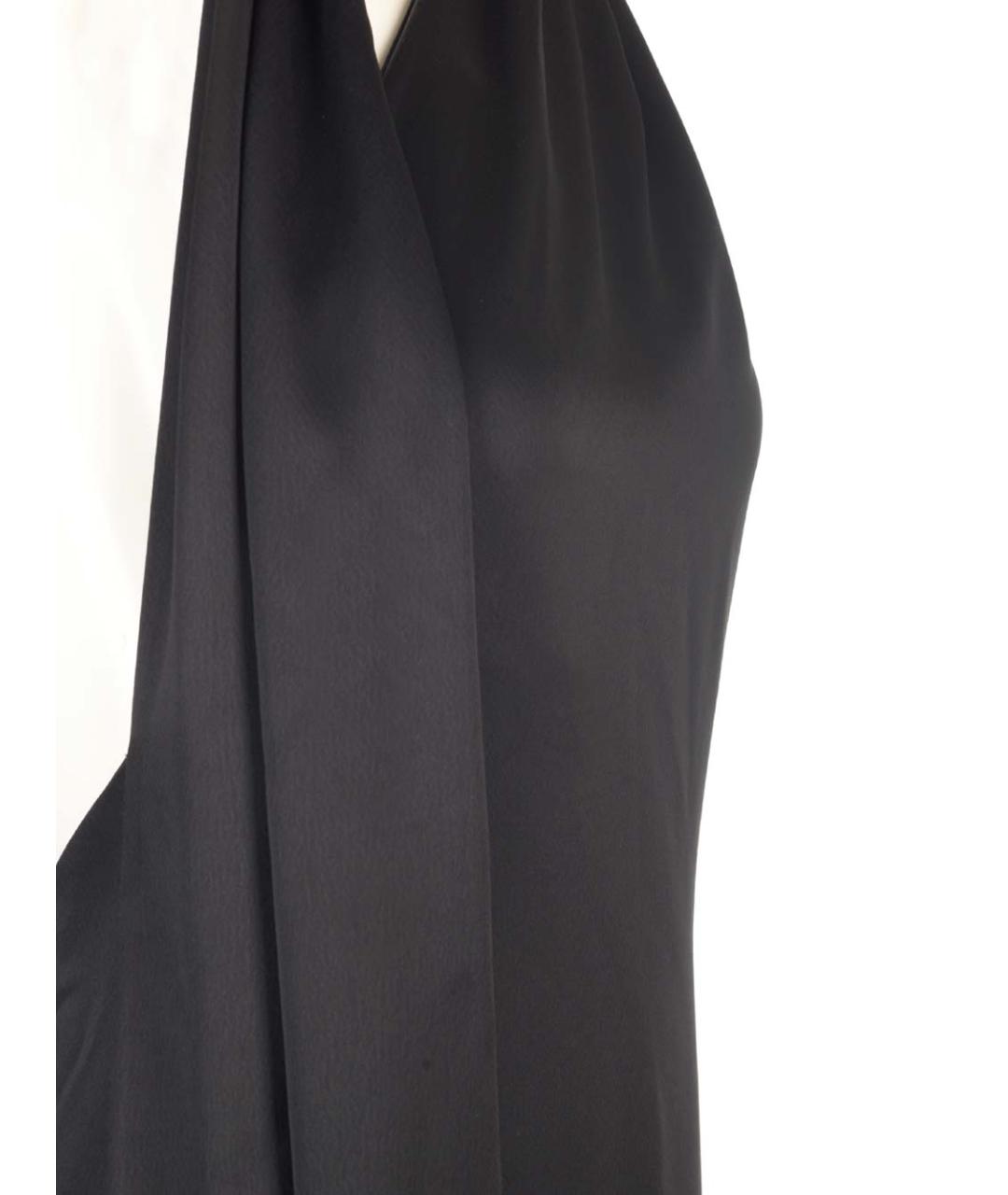 LOEWE Черное полиэстеровое коктейльное платье, фото 4