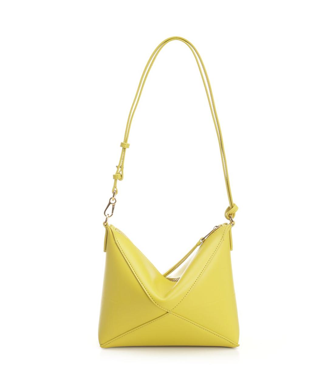 LOEWE Желтая кожаная сумка через плечо, фото 3