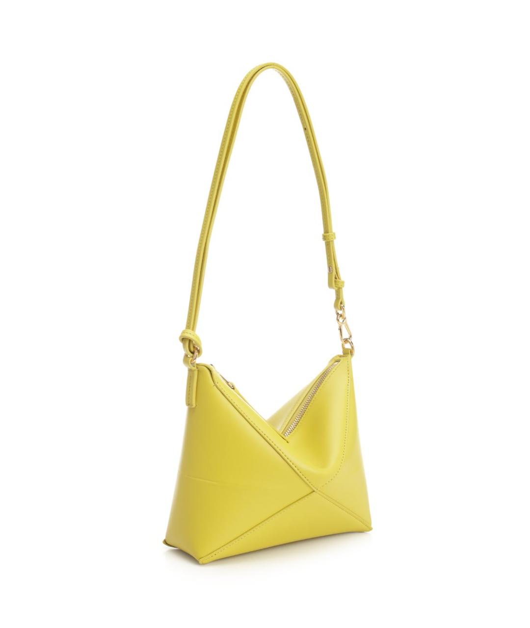 LOEWE Желтая кожаная сумка через плечо, фото 2