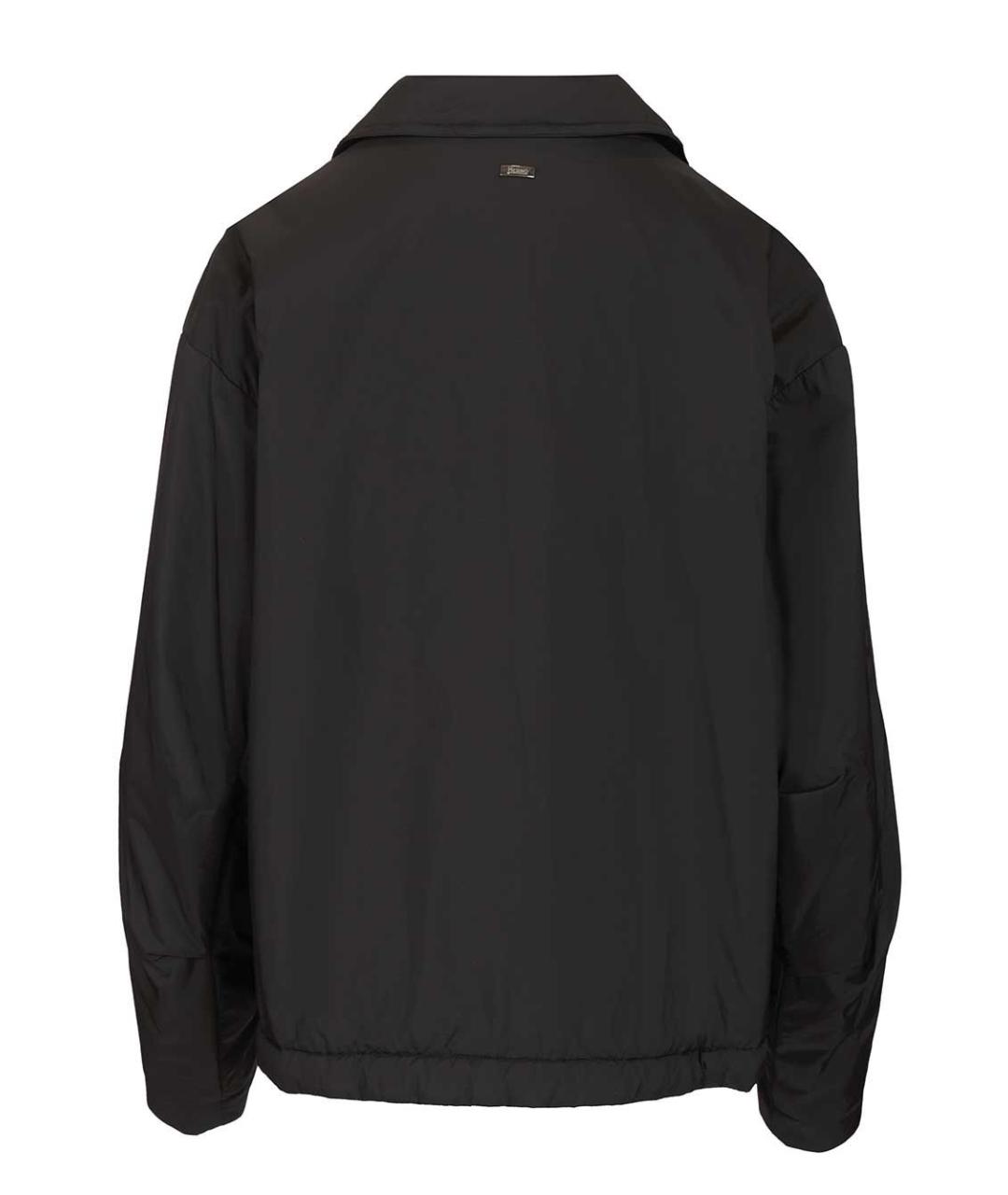 HERNO Черная полиамидовая куртка, фото 2